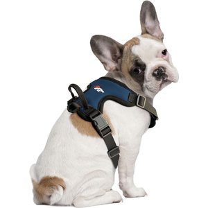 Littlearth NFL Front Clip Dog Harness, Denver Broncos, Small