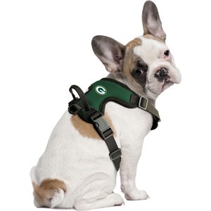 Littlearth NFL Front Clip Dog Harness, Green Bay Packers, Medium