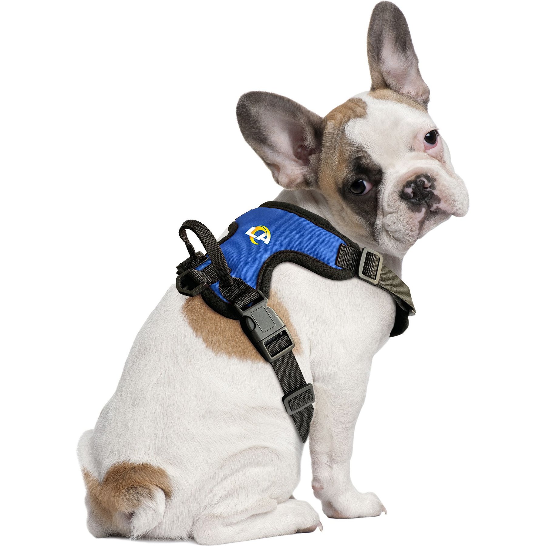 Littlearth NFL Front Clip Dog Harness, Los Angeles Rams, X-Small