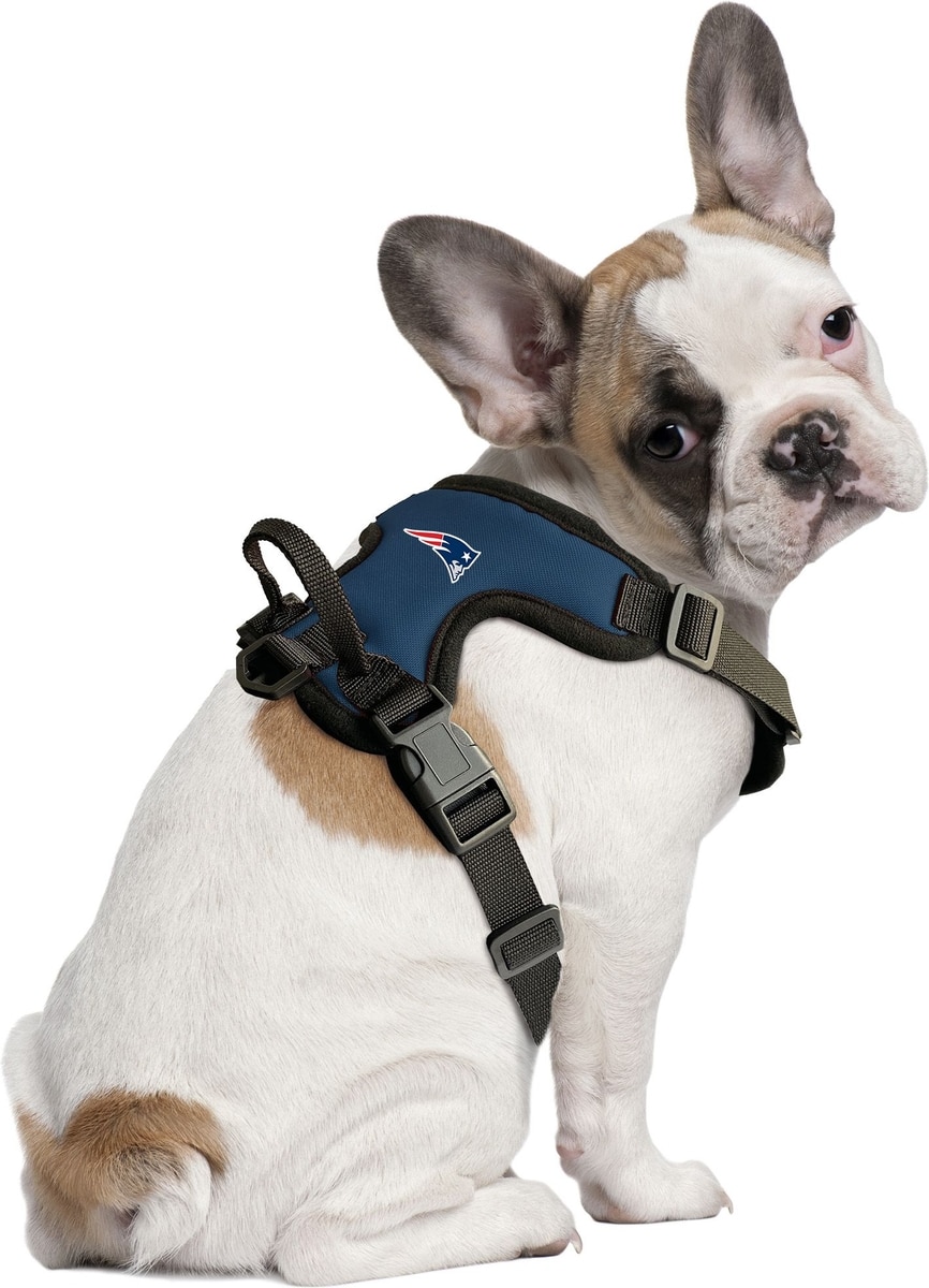 LITTLEARTH NFL Front Clip Dog Harness, New England Patriots, X