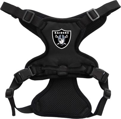 Show full view: Littlearth NFL Front Clip Dog Harness, Oakland Raiders, X-Large slide 4 of 7