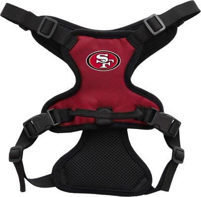 Show full view: Littlearth NFL Front Clip Dog Harness, San Francisco 49ers, Medium slide 2 of 6