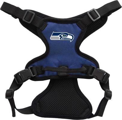 Show full view: Littlearth NFL Front Clip Dog Harness, Seattle Seahawks, X-Small slide 4 of 7