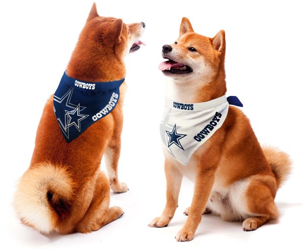 Show full view: Littlearth NFL Home & Away Bandana Set for Dogs & Cats, Dallas Cowboys, Large slide 1 of 6
