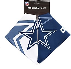 Littlearth NFL Home & Away Bandana Set for Dogs & Cats, Dallas Cowboys, Large slide 2 of 5