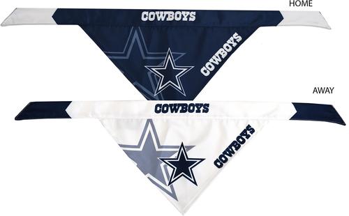 Show full view: Littlearth NFL Home & Away Bandana Set for Dogs & Cats, Dallas Cowboys, Small slide 3 of 6