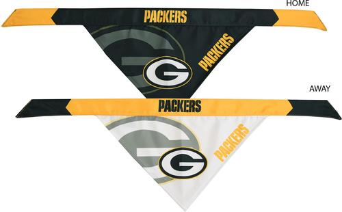 Show full view: Littlearth NFL Home & Away Bandana Set for Dogs & Cats, Green Bay Packers, Small slide 3 of 6