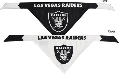 Show full view: Littlearth NFL Home & Away Bandana Set for Dogs & Cats, Las Vegas Raiders, Small slide 3 of 6