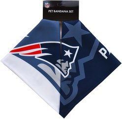 Littlearth NFL Home & Away Bandana Set for Dogs & Cats, New England Patriots, Large slide 2 of 3
