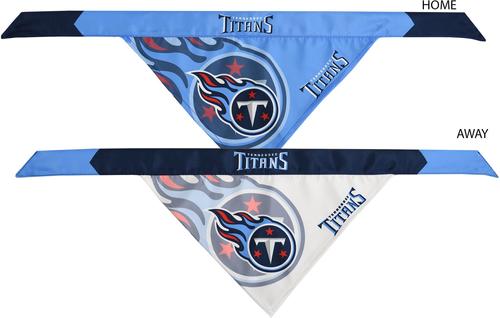 Show full view: Littlearth NFL Home & Away Bandana Set for Dogs & Cats, Tennessee Titans, Large slide 3 of 6