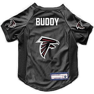 Littlearth NFL Personalized Stretch Dog & Cat Jersey, Atlanta Falcons, X-Large