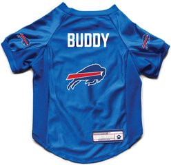 Littlearth NFL Personalized Stretch Dog & Cat Jersey, Buffalo Bills, Medium
