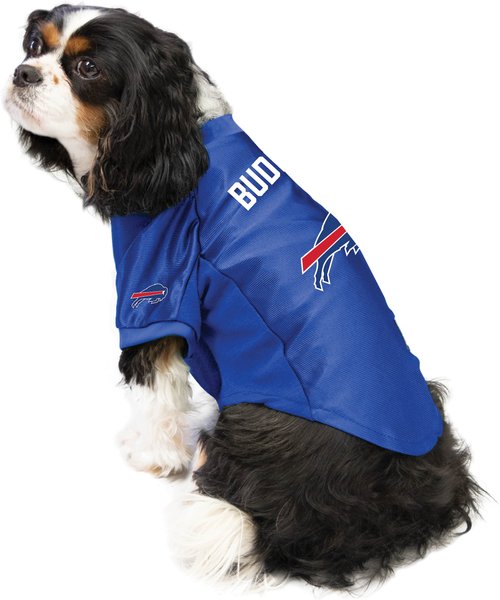 Show full view: Littlearth NFL Personalized Stretch Dog & Cat Jersey, Buffalo Bills, X-Large slide 3 of 9