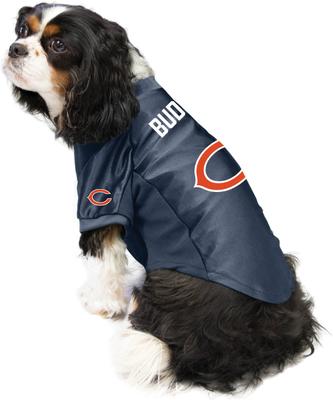 Show full view: Littlearth NFL Personalized Stretch Dog & Cat Jersey, Chicago Bears, Large slide 3 of 9