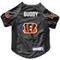 Show in main carousel: Littlearth NFL Personalized Stretch Dog & Cat Jersey, Cincinnati Bengals, Medium slide 1 of 10