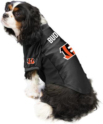 Show full view: Littlearth NFL Personalized Stretch Dog & Cat Jersey, Cincinnati Bengals, Medium slide 4 of 10