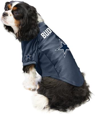 Show full view: Littlearth NFL Personalized Stretch Dog & Cat Jersey, Dallas Cowboys, Large slide 3 of 9