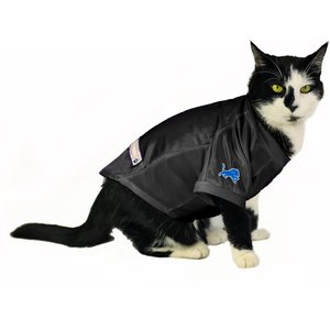 Littlearth NFL Personalized Stretch Dog & Cat Jersey, Detroit Lions, X-Large