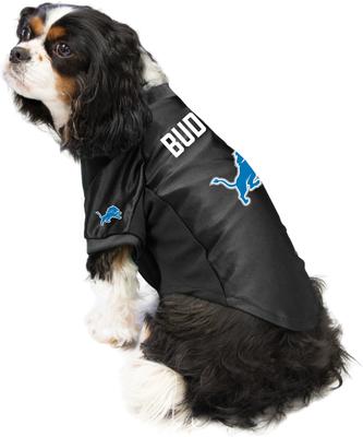Show full view: Littlearth NFL Personalized Stretch Dog & Cat Jersey, Detroit Lions, X-Small slide 3 of 9