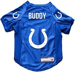 Littlearth NFL Personalized Stretch Dog & Cat Jersey, Indianapolis Colts, X-Large