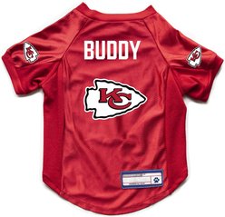 Littlearth NFL Personalized Stretch Dog & Cat Jersey, Kansas City Chiefs, Medium