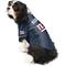 Show in main carousel: Littlearth NFL Personalized Stretch Dog & Cat Jersey, New York Giants, X-Large slide 4 of 10
