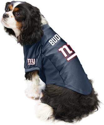 Show full view: Littlearth NFL Personalized Stretch Dog & Cat Jersey, New York Giants, X-Large slide 4 of 10