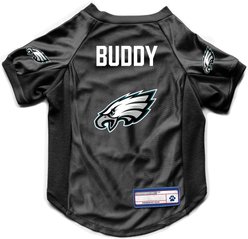 Littlearth NFL Personalized Stretch Dog & Cat Jersey, Philadelphia Eagles, Small