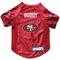 Show in main carousel: Littlearth NFL Personalized Stretch Dog & Cat Jersey, San Francisco 49ers, Medium slide 1 of 10
