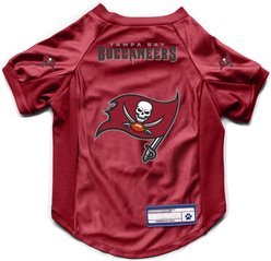 Littlearth NFL Personalized Stretch Dog & Cat Jersey, Tampa Bay Buccaneers, X-Small