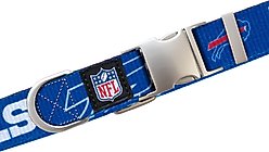 Littlearth NFL Premium Dog & Cat Collar, Buffalo Bills, Large