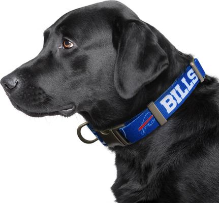 Show full view: Littlearth NFL Premium Dog & Cat Collar, Buffalo Bills, Medium slide 2 of 4