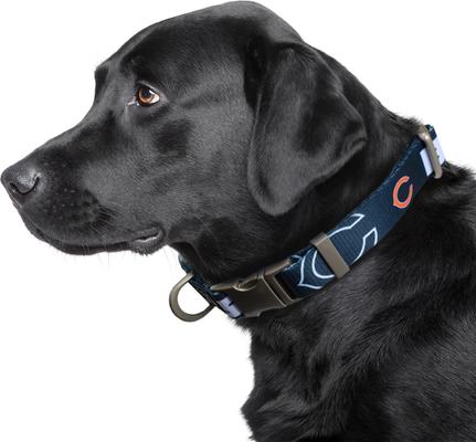 Show full view: Littlearth NFL Premium Dog & Cat Collar, Chicago Bears, Large slide 2 of 4