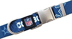 Littlearth NFL Premium Dog & Cat Collar, Dallas Cowboys, Large