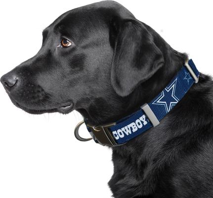 Show full view: Littlearth NFL Premium Dog & Cat Collar, Dallas Cowboys, Large slide 2 of 4