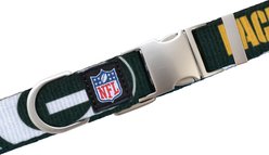 Littlearth NFL Premium Dog & Cat Collar, Green Bay Packers, Large