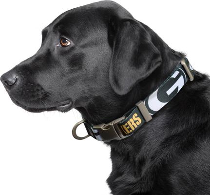 Show full view: Littlearth NFL Premium Dog & Cat Collar, Green Bay Packers, Medium slide 2 of 4