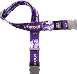Littlearth NFL Premium Dog & Cat Collar, Minnesota Vikings, Large