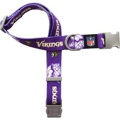 Littlearth Littlearth NFL Premium Dog & Cat Collar, Minnesota Vikings, Small