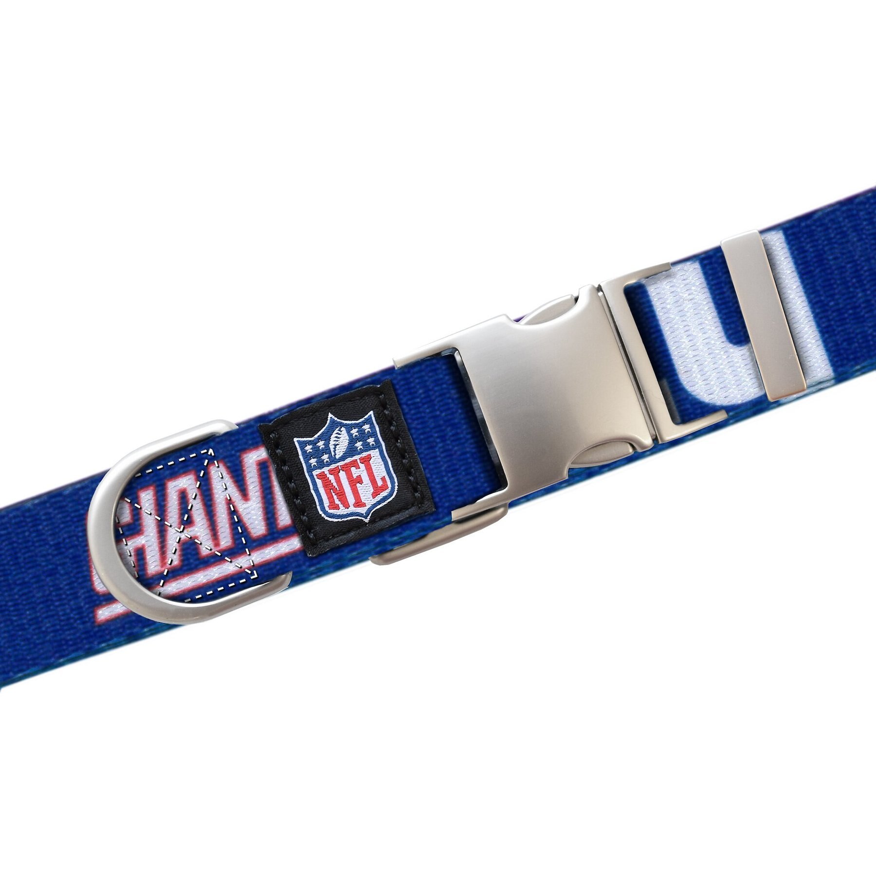 Littlearth NFL Premium Dog & Cat Collar, New York Giants, Large