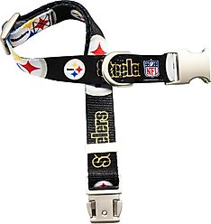 Littlearth NFL Premium Dog & Cat Collar, Pittsburgh Steelers, Large