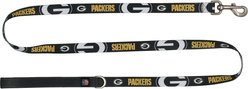 Littlearth NFL Premium Dog & Cat Lead, Green Bay Packers, 3/4-in