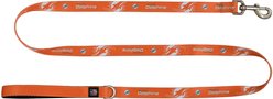 Littlearth NFL Premium Dog & Cat Lead, Miami Dolphins, 3/4-in