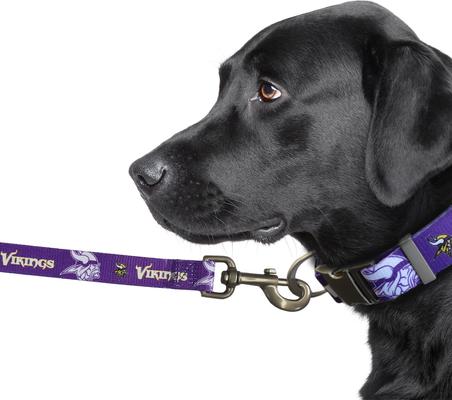 Show full view: Littlearth NFL Premium Dog & Cat Lead, Minnesota Vikings, 1-in slide 4 of 6