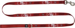 Littlearth NFL Premium Dog & Cat Lead, San Francisco 49ers, 1-in