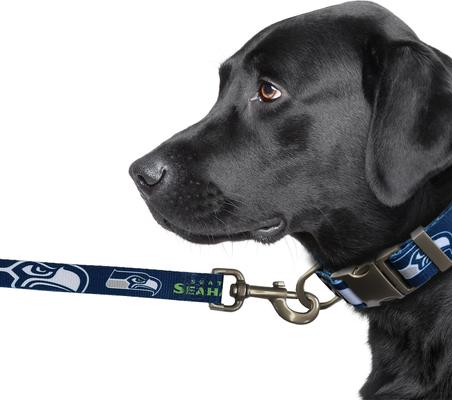 Show full view: Littlearth NFL Premium Dog & Cat Lead, Seattle Seahawks, 3/4-in slide 4 of 6