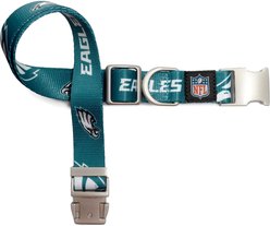 Littlearth NFL Premium Dog & Cat Collar, Philadelphia Eagles, Small