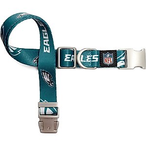Littlearth NFL Premium Dog & Cat Collar, Philadelphia Eagles, Small