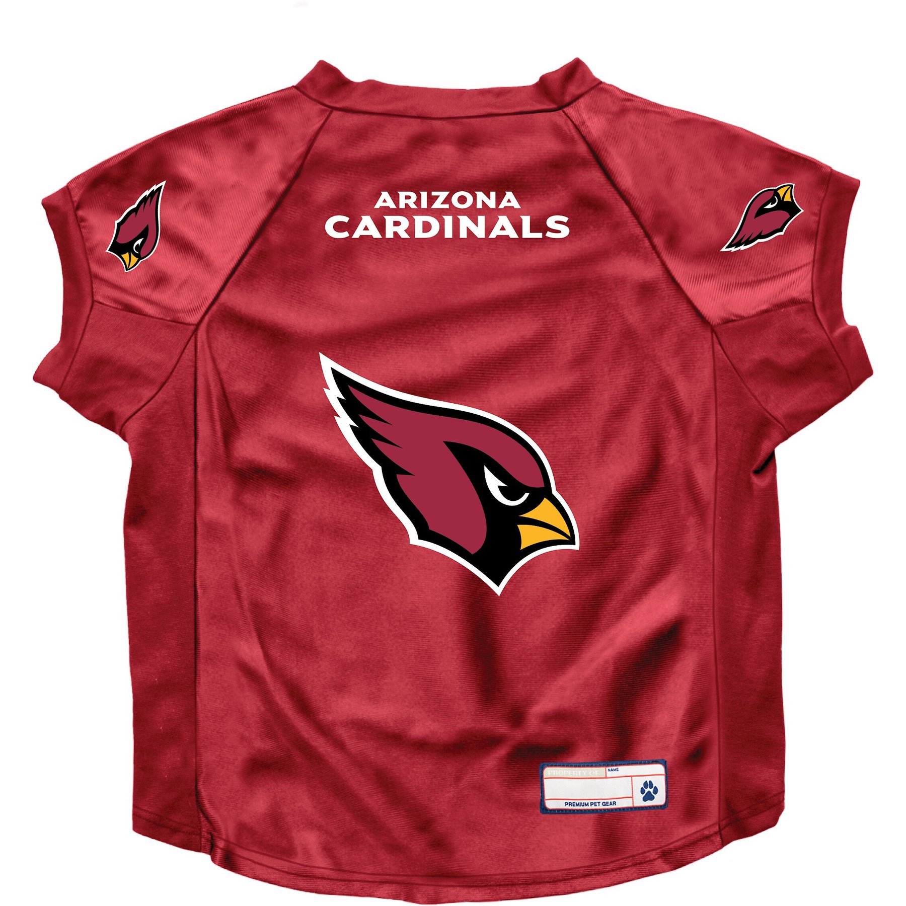 Littlearth NFL Stretch Dog & Cat Jersey, Arizona Cardinals, Big Dog