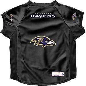 Littlearth NFL Stretch Dog & Cat Jersey, Baltimore Ravens, Big Dog
